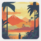 コスタリカ#2 スクエアシール (正面)