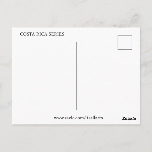 コスタリカ#2 ポストカード (裏面)
