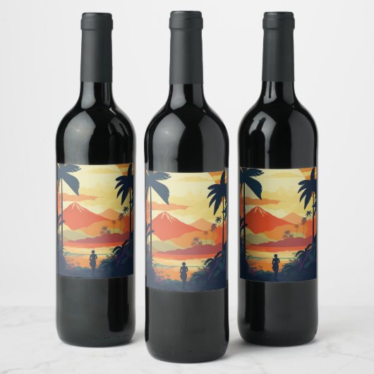 コスタリカ #2 ワインラベル (ボトル)