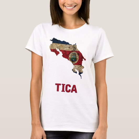 コスタリカ"Tica"のワイシャツ Tシャツ (正面)