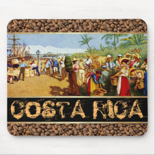 コスタリカAlegoria del Cafe マウスパッド