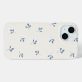 コスタルブルーのボタニカル・トス・パターン Case-Mate iPhoneケース (裏面 (横))