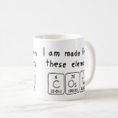 コスタ周期テーブル名mug コーヒーマグカップ (正面右)