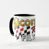 コスタ油レーシングフィルターツートーンマグ マグカップ (正面左)