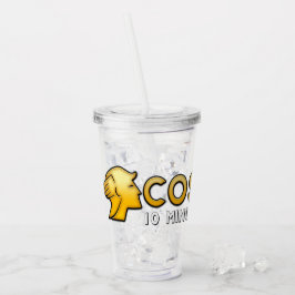 コスタ油企業のギフトタンブラー アクリルタンブラー