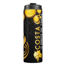 コスタ油油ドロップ及びストライプ熱タンブラー タンブラー