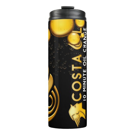 コスタ油油ドロップ及びストライプ熱タンブラー タンブラー (正面)
