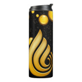 コスタ油油ドロップ及びストライプ熱タンブラー タンブラー (回転左)