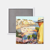 コスタ·ブラバ、スペイン：Velvet Escapeのトラベルマグネット マグネット (正面/裏面)