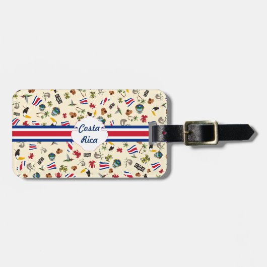 コスタ・リコを探索する ラゲッジタグ (正面横)