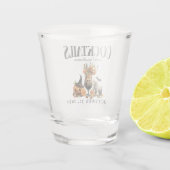 コスチュームとカクテルアダルトハローウィンパーティ ショットグラス (裏面)