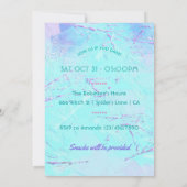 コスチュームとカクテルハローウィンパーティ招待状 招待状 (裏面)