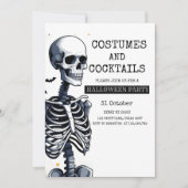 コスチュームとカクテルハローウィンパーティ シーズンカード (正面)