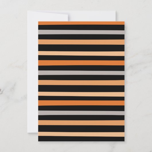 コスチュームとカクテルハローウィンパーティ 招待状 (裏面)