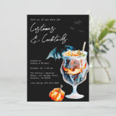 コスチュームとカクテルハローウィンパーティ 招待状 (スタンド正面)