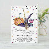 コスチュームとカクテル 大人のハロウィンパーティー 招待状 (スタンド正面)