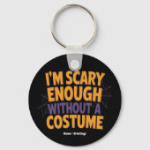 コスチュームなしのハローウィンで怖い キーホルダー (正面)