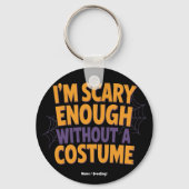 コスチュームなしのハローウィンで怖い キーホルダー (裏面)
