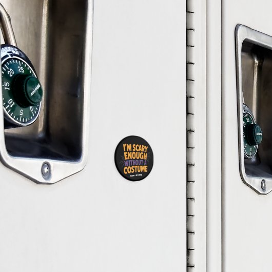 コスチュームなしのハローウィンで怖い マグネット (インサイチュ (ロッカー))