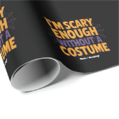 コスチュームなしのハローウィンで怖い ラッピングペーパー (ロールコーナー)