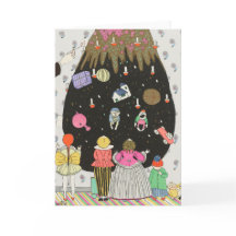 コスチュームの飾クリスマスツリーの子ども