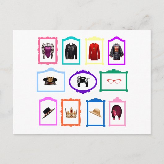 コスチュームはがき ポストカード (正面)