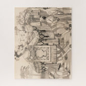 コスチュームを着たラクダ歩く ジグソーパズル (縦)