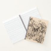 コスチュームを着たラクダ歩く ノートブック (内部)