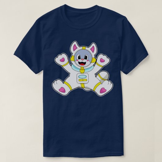 コスチュームを着た宇宙飛行士 Tシャツ (デザイン正面)