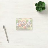 コスチュームを着た3匹のブルドッグ ポストイット (オフィス)
