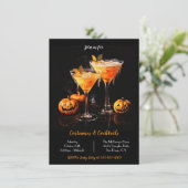 コスチュームカクテルアダルトハローウィンパーティ 招待状 (スタンド正面)