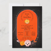 コスチュームカクテルスカルが参加を待つ！ 招待状 (正面)