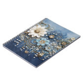 コスチュームジュエリーオンブルーデニム ノートブック (左側)