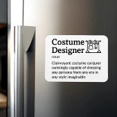 コスチュームデザイナー定義セットライフ3" x 4"ファイル マグネット