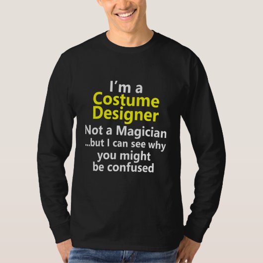 コスチュームデザイナー職業職業 Tシャツ (正面)