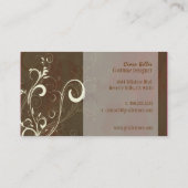 コスチュームデザイナー~チョコレートが渦巻く 名刺 (裏面)