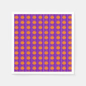 コスチュームデザインカボチャ紙ナプキン スタンダードカクテルナプキン (正面)