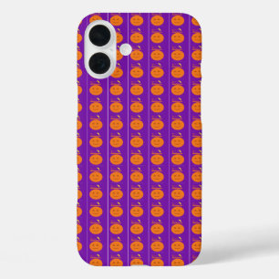 コスチュームデザインパンプキンパープルiPhone / iPadケース iPhone 16 Plusケース
