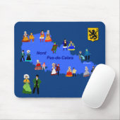 コスチュームデュノルド・パ・ド・カレー（フランス） マウスパッド (マウス)