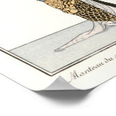 コスチュームパリジャン – ヴィンテージファッションポスター ポスター (角)