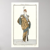 コスチュームパリジャン – ヴィンテージファッションポスター ポスター (正面)