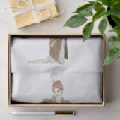 コスチュームパリジャン – Manteau du soir, Decopage 薄葉紙 (ギフト)