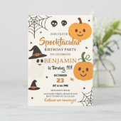 コスチュームパーティートリックオアトリート招待状 招待状 (スタンド正面)