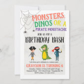 コスチュームパーティーハロウィーン誕生日招待状 招待状 (正面)