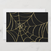 コスチューム不気味とカクテルアダルトハロウィーン 招待状 (裏面)