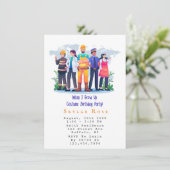 コスチューム誕生会を始めたとき 招待状 (スタンド正面)