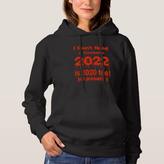 コスチューム2022も必要ない2020 パーカ (正面)