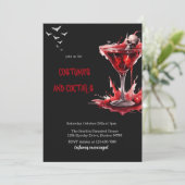 コスチューム&カクテルアダルトスカルハローウィンパーティ 招待状 (スタンド正面)