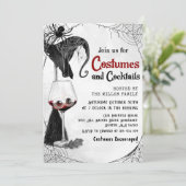 コスチューム&カクテルアダルトハロウィンゴシックパーティー 招待状 (スタンド正面)