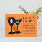 コスチューム&カクテルオレンジハローウィンパーティ 招待状 (スタンド正面)